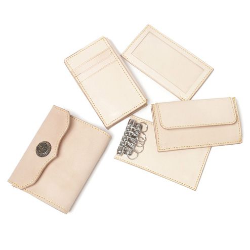 S'FACTORY（エスファクトリー）着せ替えミニ財布セット Bタイプ 栃木レザー ナチュラル（牛革）商品画像