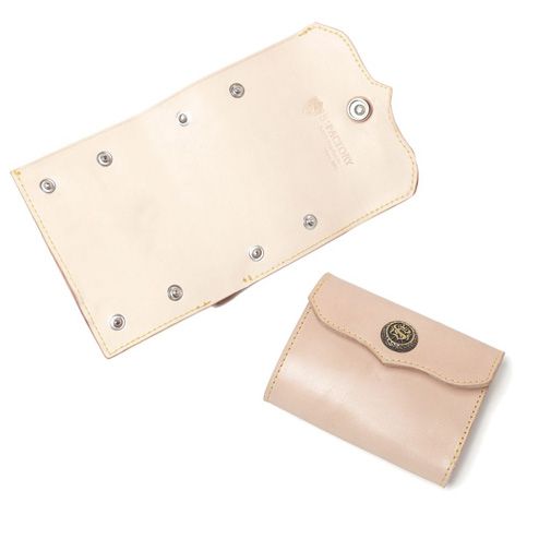 S'FACTORY（エスファクトリー）着せ替えミニ財布アウター Bタイプ 栃木レザー ナチュラル（牛革）商品画像