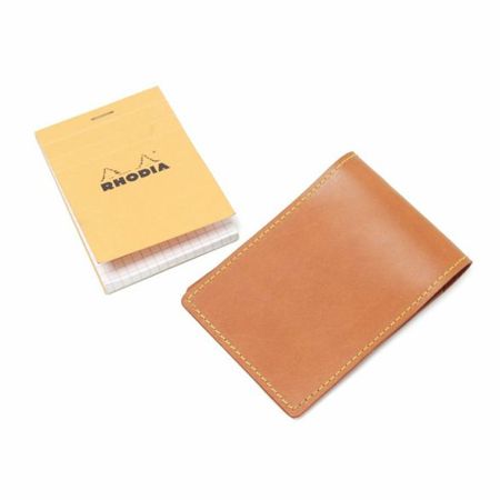 S'FACTORY（エスファクトリー）「Rhodia レザーメモカバー No.11 A7サイズ カウレザー キャメル（牛革）」商品画像