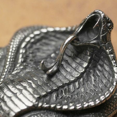 コブラ コンチョ Silver925│メンズ革小物通販 S'FACTORY コブラ コンチョ Silver925│メンズ革小物通販 S'FACTORY