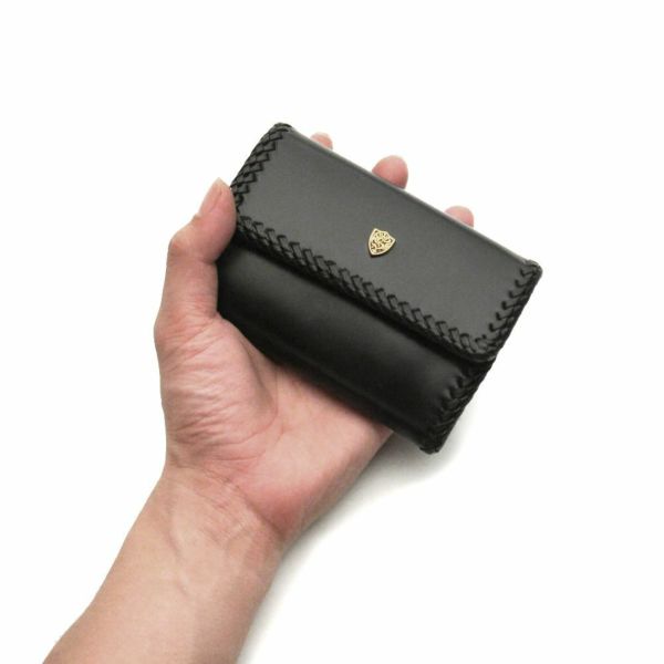 レザーブランドS'FACTORY キーウォレット カウレザー ブラック（牛革） メンズ革財布