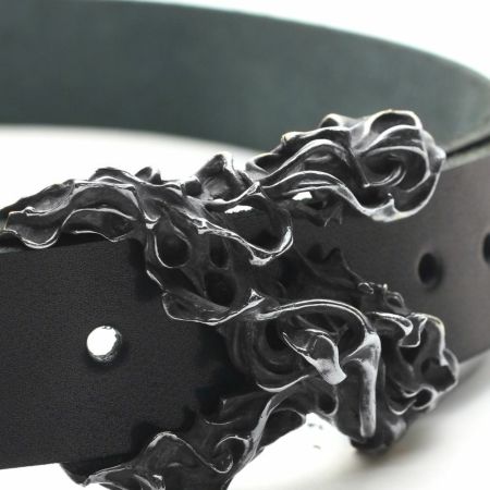 BURN OUT バックル Silver925│メンズ革小物通販 S'FACTORY