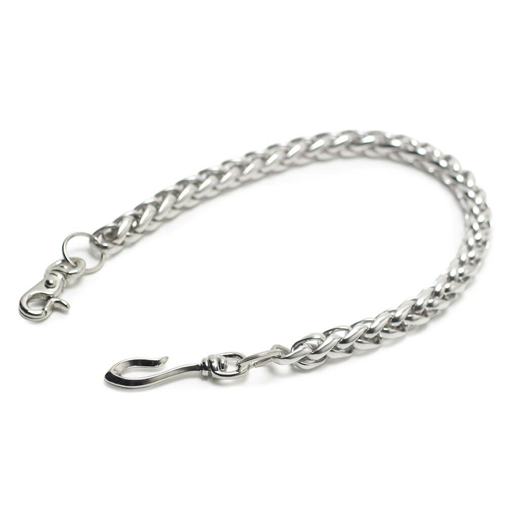 ウォレット チェーン インフィニティー シルバー ブラス（真鍮