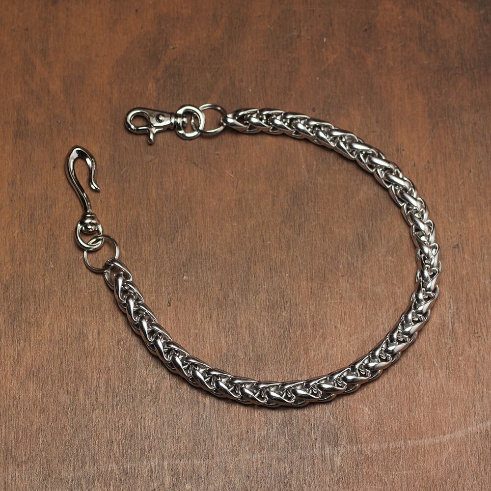 ウォレット チェーン インフィニティー シルバー ブラス（真鍮