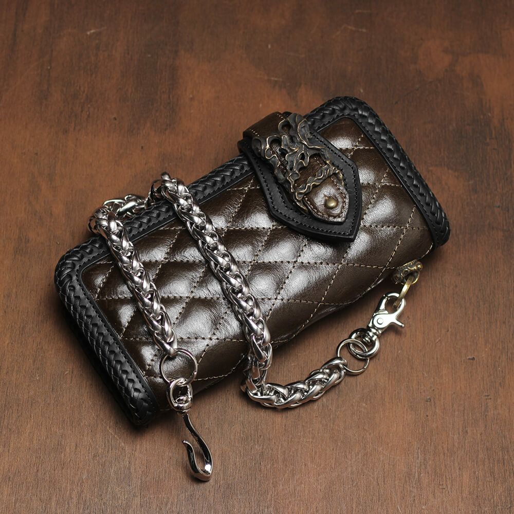 ウォレット チェーン インフィニティー シルバー ブラス（真鍮