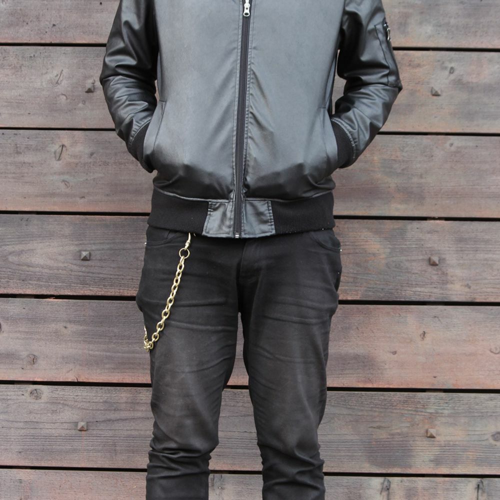 レザーブランドS'FACTORY ウォレット チェーン リング ゴールド ブラス（真鍮）アクセサリー