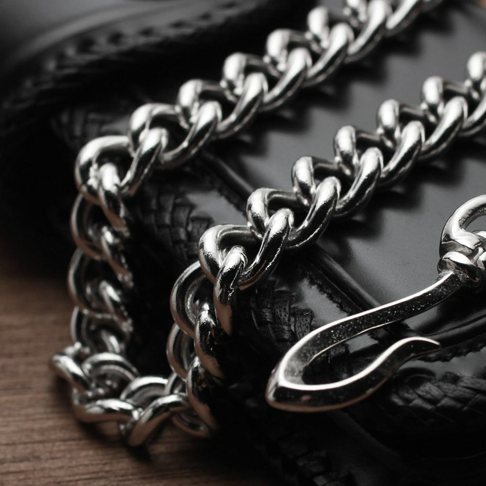 レザーブランドS'FACTORY ウォレット チェーン スタンダード シルバー ブラス（真鍮）アクセサリー