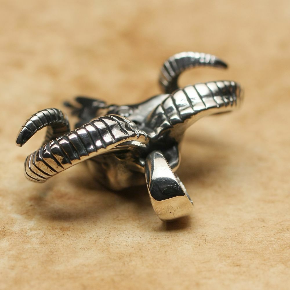 レザーブランドS'FACTORY ラムスカル ペンダントトップ Silver925 メンズ アクセサリー ネックレス