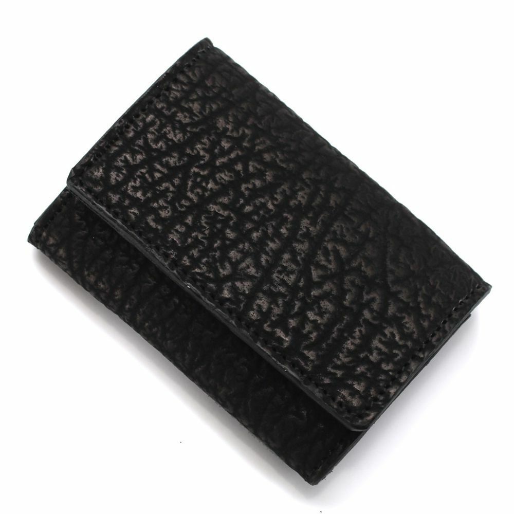 レザーブランドS'FACTORY シンプル名刺入れ シャーク（サメ革）革小物 カードケース