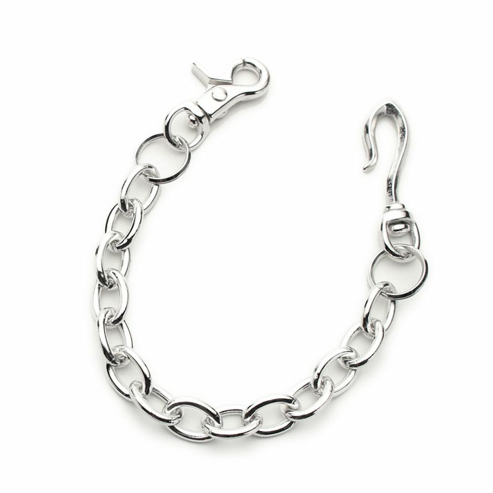 レザーブランドS'FACTORY ショート ウォレット チェーン リング シルバー ブラス（真鍮）アクセサリー 短い 