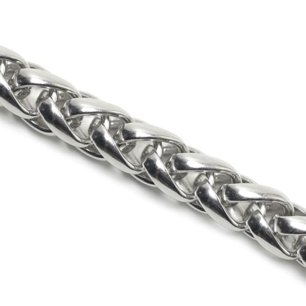 レザーブランドS'FACTORY ショート ウォレット チェーン インフィニティー シルバー ブラス（真鍮）アクセサリー 短い 