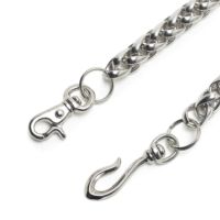 ショートウォレットチェーン　silver ショート ウォレット チェーン インフィニティー シルバー