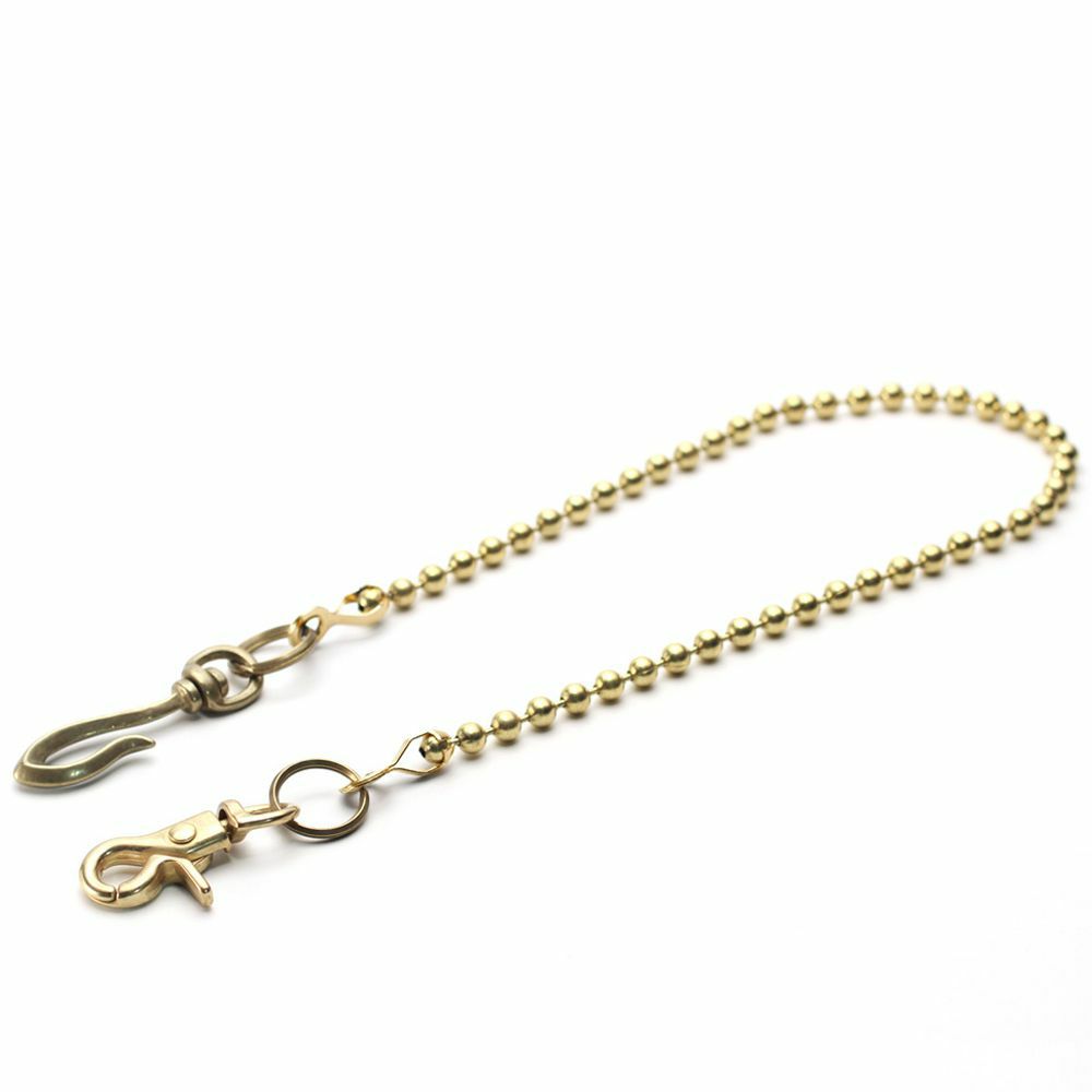 レザーブランドS'FACTORY ウォレット ウォレット チェーン ボール小 ゴールド ブラス（真鍮）アクセサリー