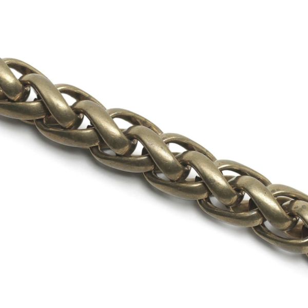 レザーブランドS'FACTORY キーリング ショート ウォレット チェーン インフィニティー ゴールド ブラス（真鍮）アクセサリー 短い 