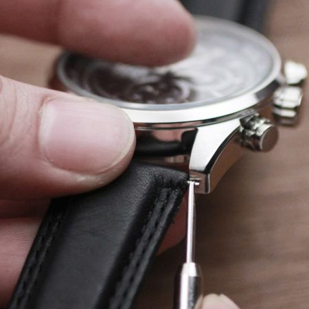 時計ベルト パイソン（ヘビ革）│メンズ革小物通販 S'FACTORY