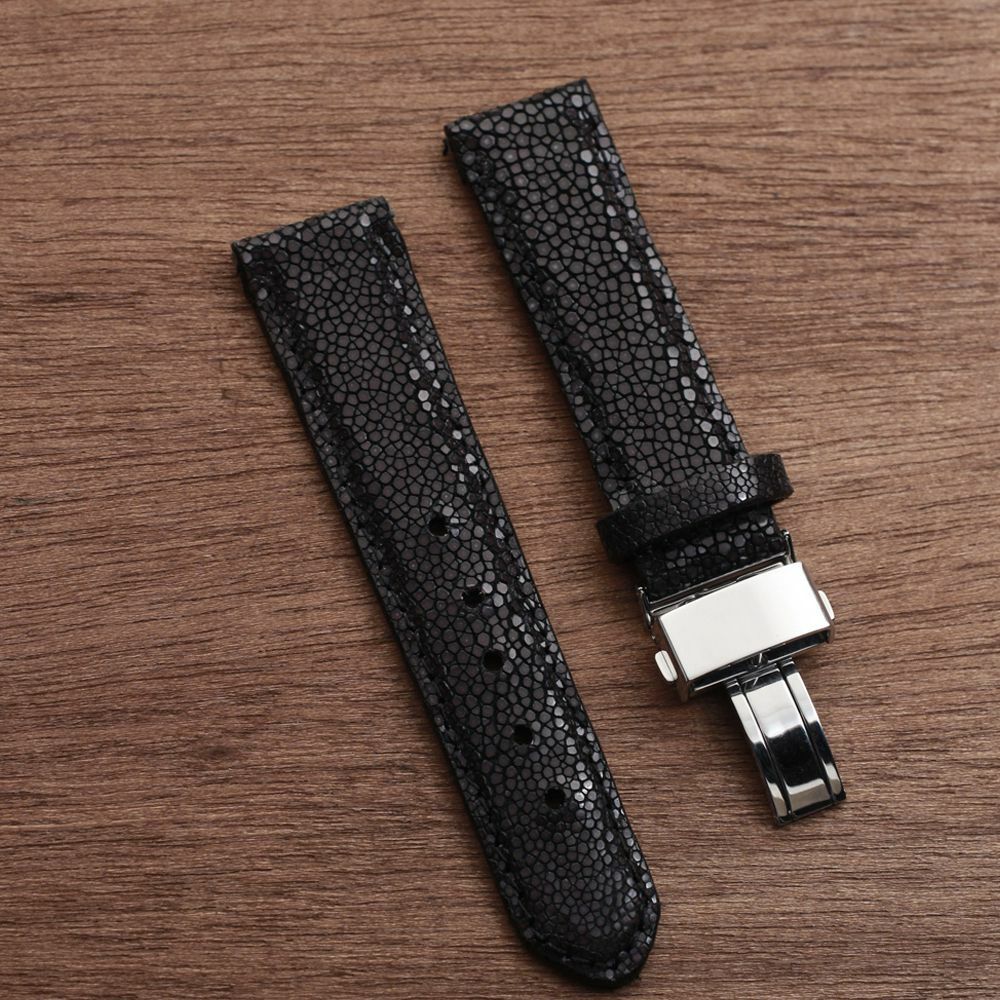 レザーブランドS'FACTORY 時計ベルト スティングレー（エイ革）交換用