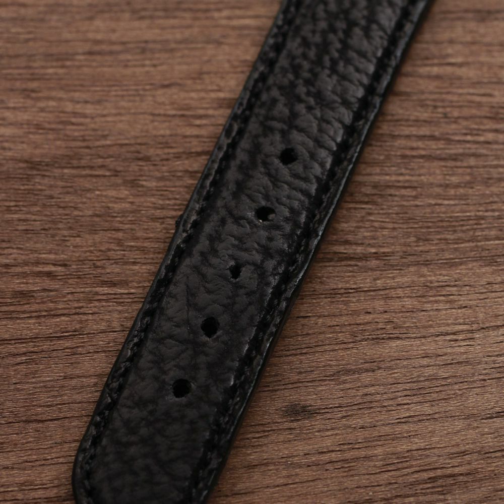 レザーブランドS'FACTORY クロノグラフ腕時計レザーベルト シャーク（サメ革）