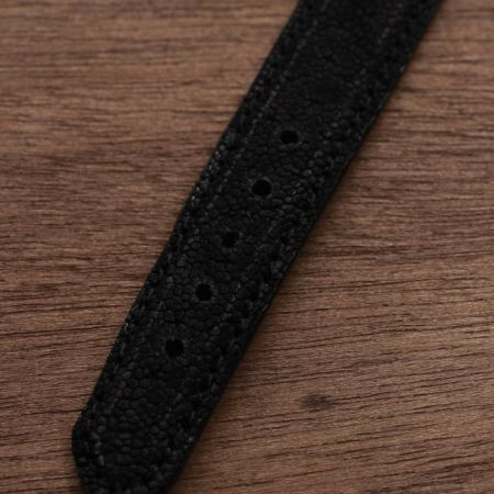 クロノグラフ腕時計レザーベルト エレファント（ゾウ革
