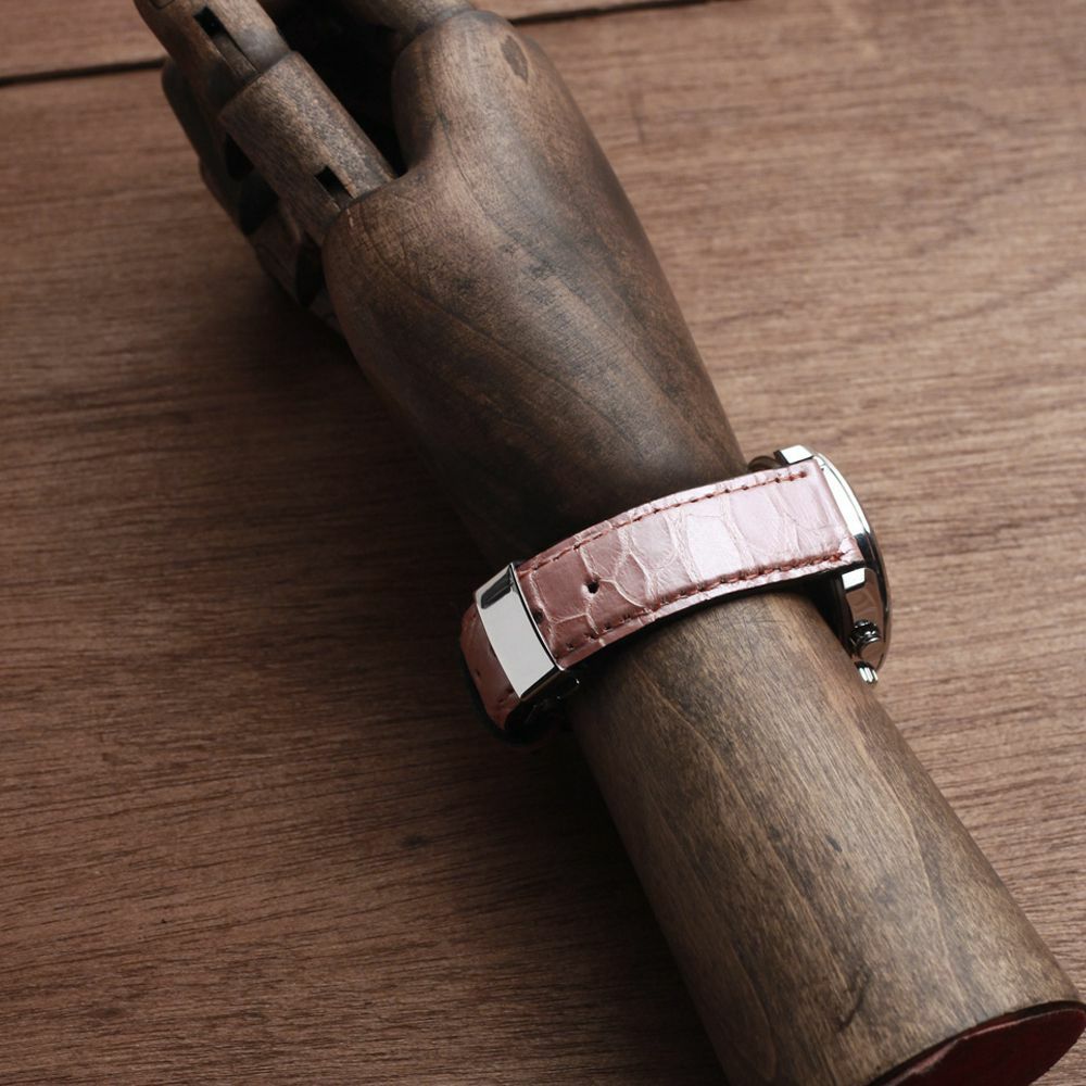 レザーブランドS'FACTORY クロノグラフ腕時計レザーベルト タートル（カメ革）