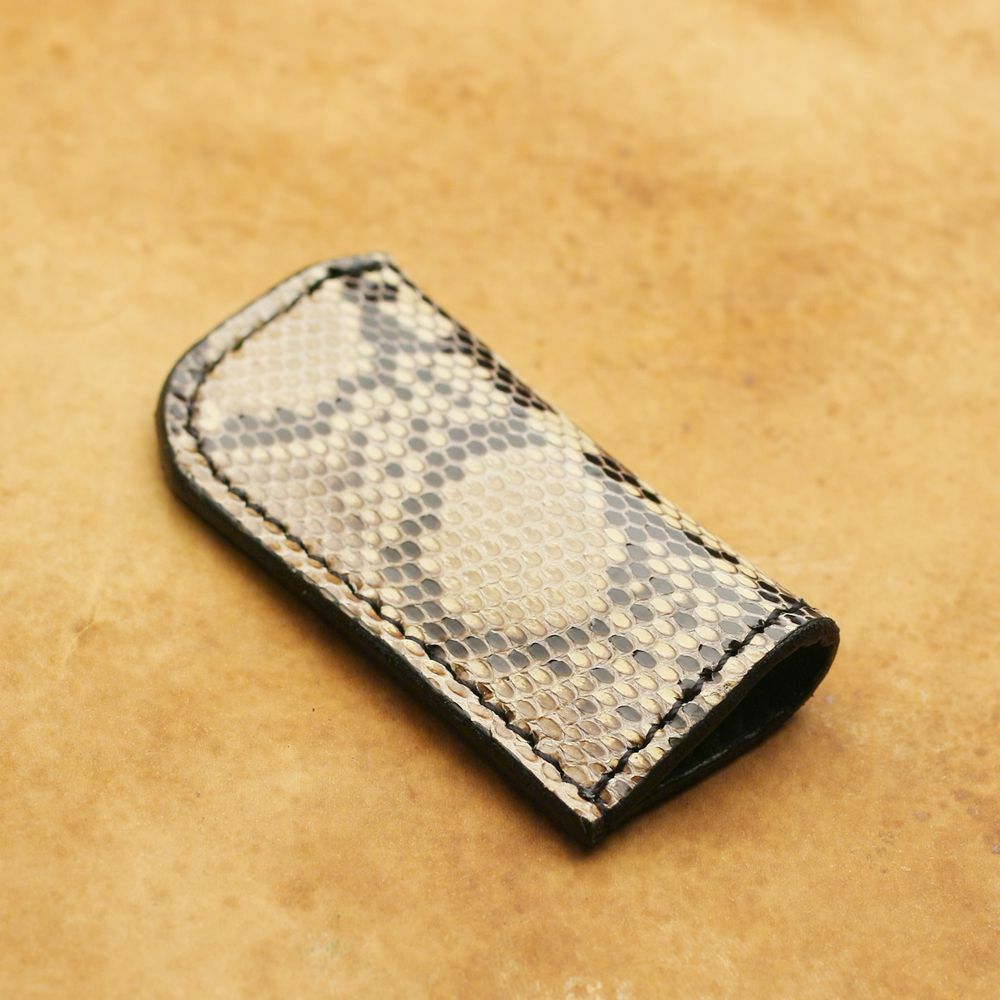 ライターケース パイソン（ヘビ革）│メンズ革小物通販 S'FACTORY