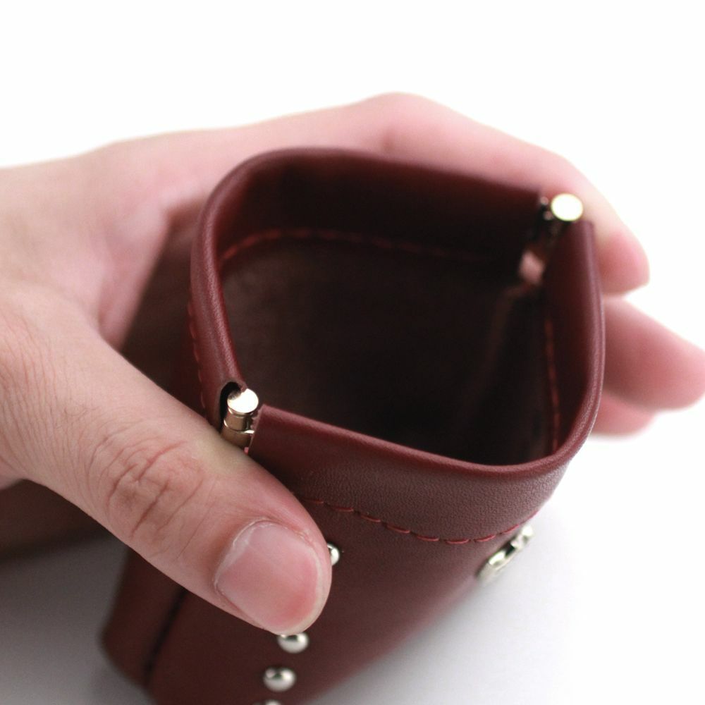 ワンタッチコインケース カウレザー レッド（牛革）│メンズ革小物通販