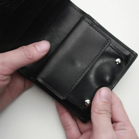 スナップミニウォレット シャーク（サメ革）│メンズ革小物通販