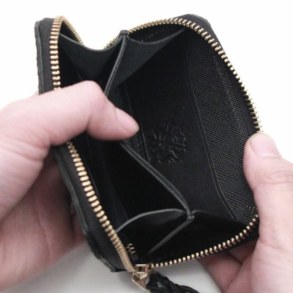レザーブランドS'FACTORY ラウンドファスナーコインケース リザード（トカゲ革）革小物 ミニ財布