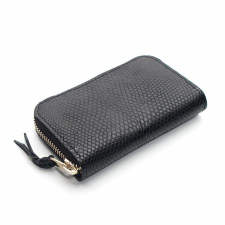 ラウンドファスナーコインケース リザード（トカゲ革）│メンズ革小物