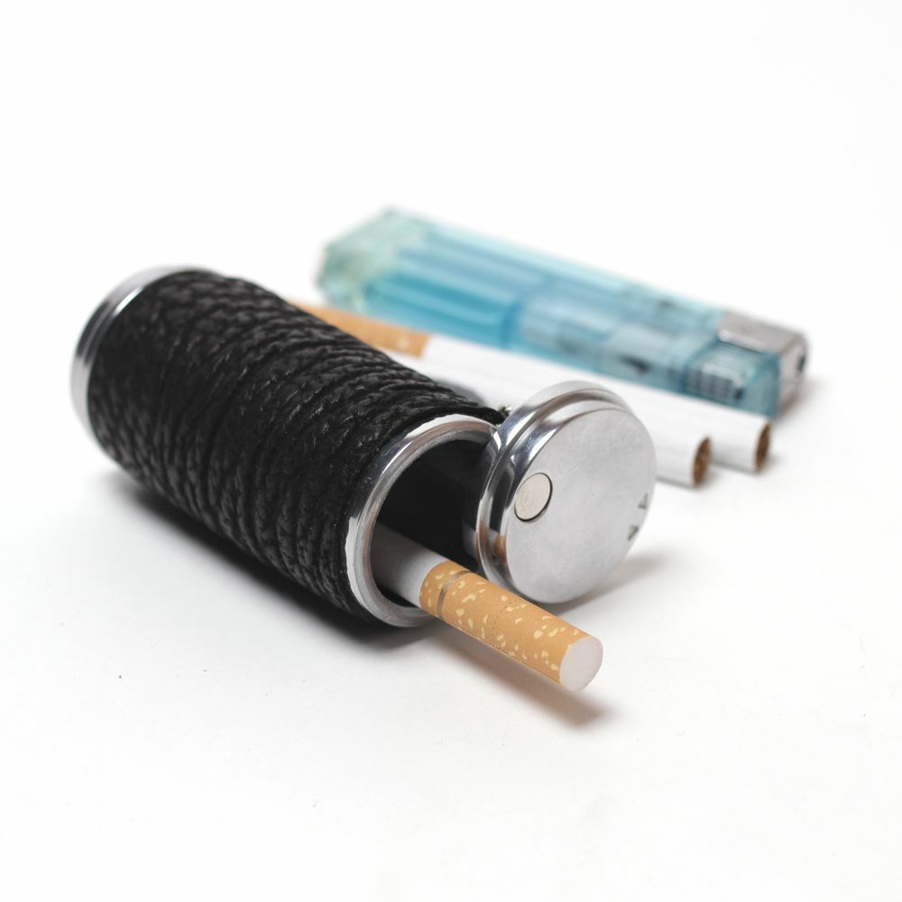 レザーブランドS'FACTORY 携帯灰皿 サメ革（シャークスキン）