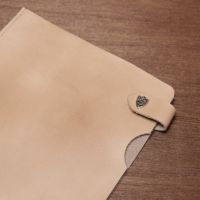 A5 レザーファイル栃木レザー ナチュラル（牛革）│メンズ革小物