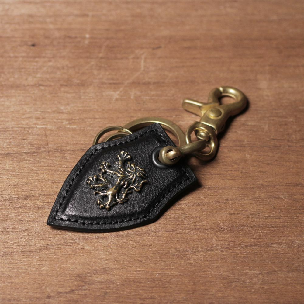 メンズ キーホルダー キーリング レザー 本革 コンパクト アクセサリー