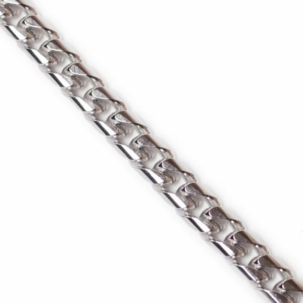 ウォレット チェーン 真鍮 ブラス シルバー 細い メンズ 鎖