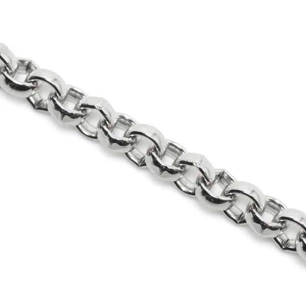 ウォレット チェーン 真鍮 ブラス シルバー 細い メンズ 鎖