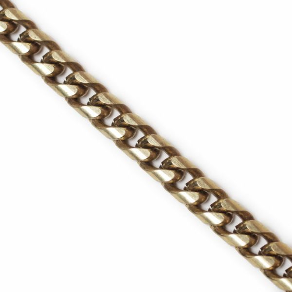 ショート ウォレット チェーン 真鍮 ブラス ゴールド 細い 短い メンズ 鎖