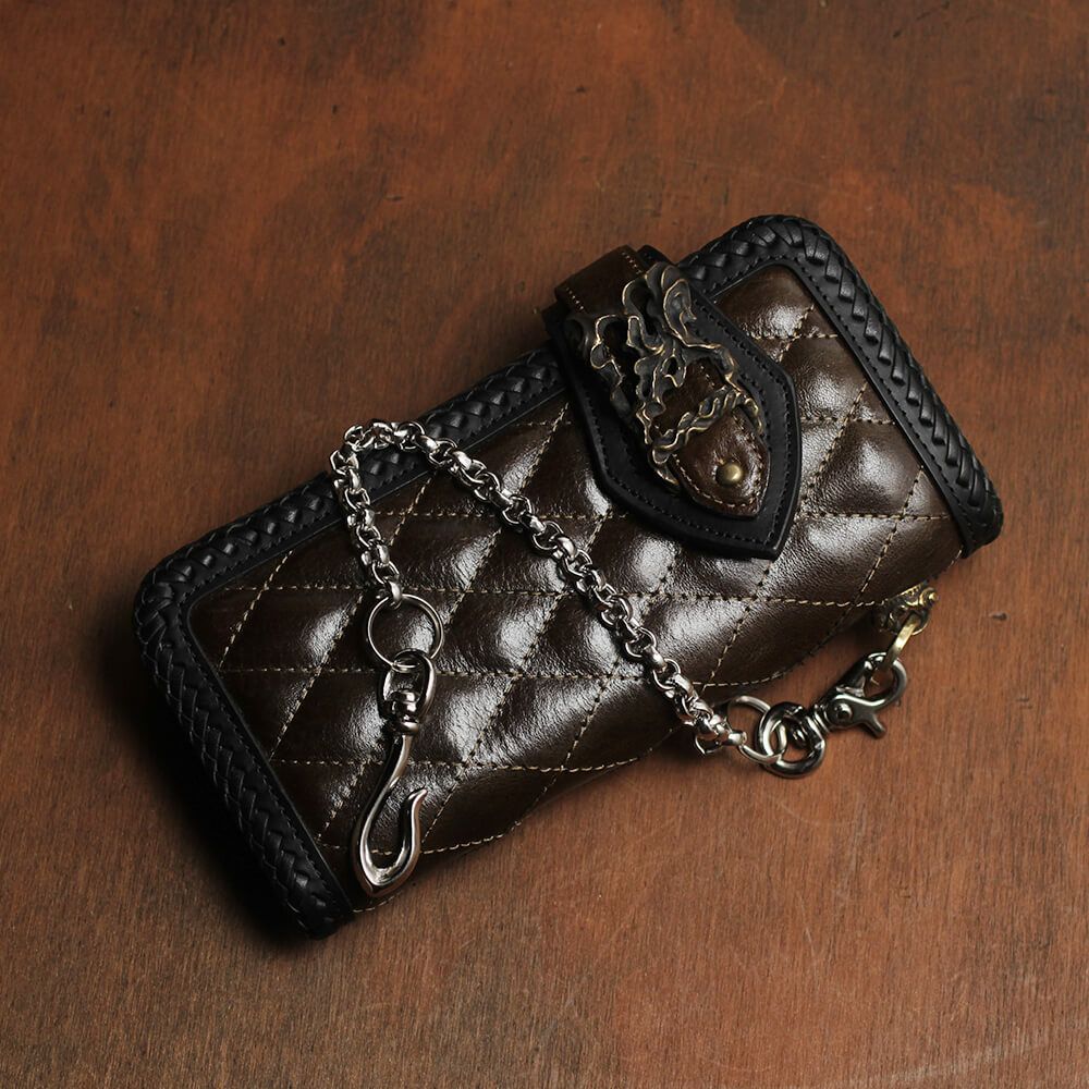 ショート ウォレット チェーン 真鍮 ブラス シルバー 細い 短い メンズ 鎖