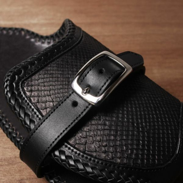  ウォレットホルダー,ウォレットケース,財布入れ,パイソンレザー,ヘビ革,バイカー,バイク乗り,ライダース