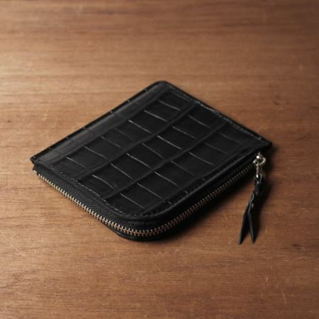 L字コインケース クロコダイル（ワニ革）│メンズ革小物通販 S'FACTORY