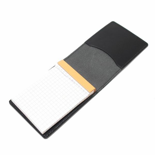 レザーブランドS'FACTORY「Rhodia レザーメモカバー No.11 A7サイズ カウレザー ブラック（牛革）」商品画像