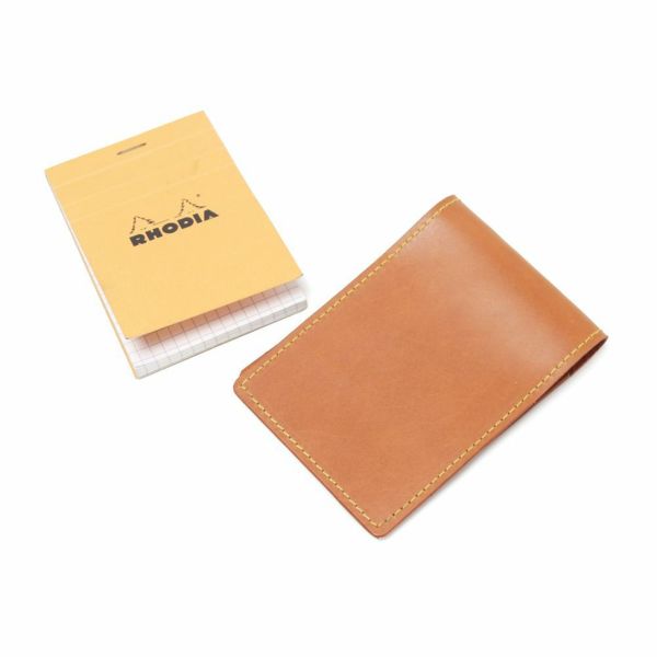 レザーブランドS'FACTORY「Rhodia レザーメモカバー No.11 A7サイズ カウレザー キャメル（牛革）」商品画像