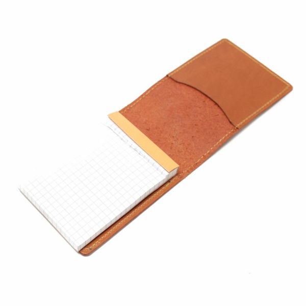 レザーブランドS'FACTORY「Rhodia レザーメモカバー No.11 A7サイズ カウレザー キャメル（牛革）」商品画像