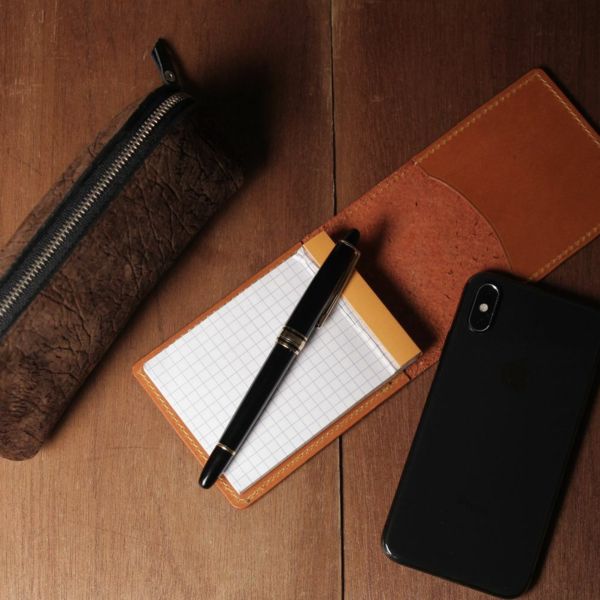 レザーブランドS'FACTORY「Rhodia レザーメモカバー No.11 A7サイズ カウレザー キャメル（牛革）」商品画像