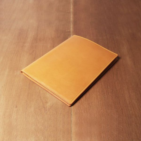 レザーブランドS'FACTORY「Rhodia レザーメモカバー No.16 A5サイズ カウレザー キャメル（牛革）」商品画像
