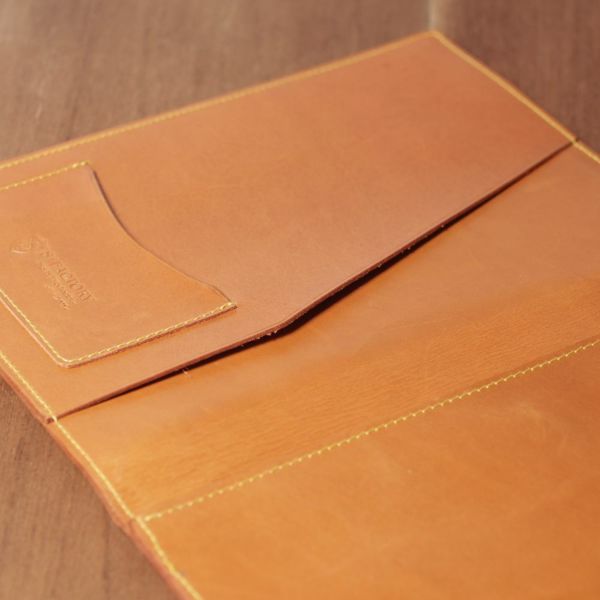 レザーブランドS'FACTORY「Rhodia レザーメモカバー No.16 A5サイズ カウレザー キャメル（牛革）」商品画像