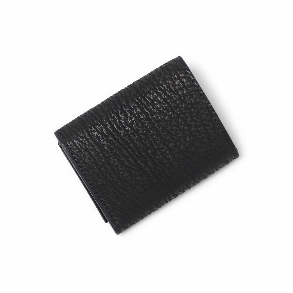 三つ折りミニウォレット シャーク（サメ革）│メンズ革小物通販 S'FACTORY