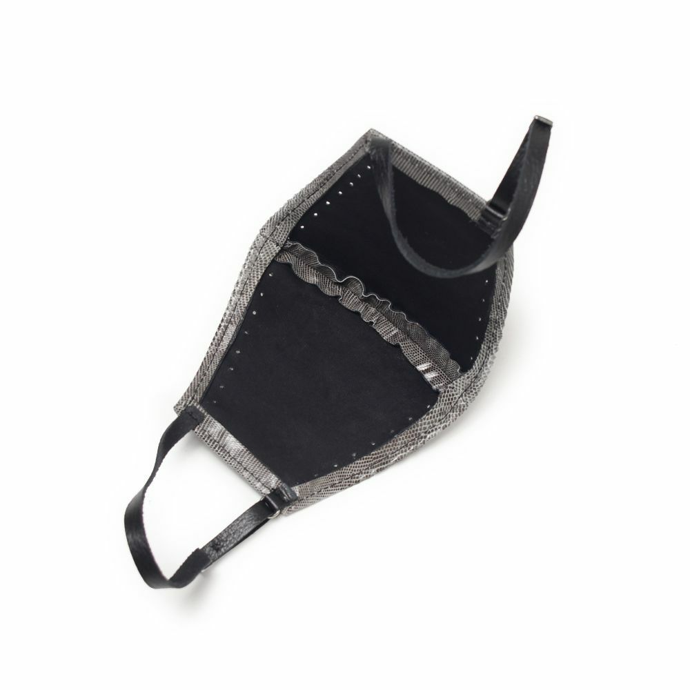 レザーブランドS'FACTORY「レザーカラスマスク イグアナ」商品画像