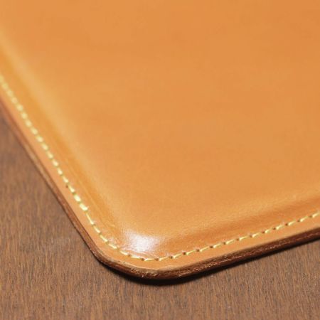 A4 シングル レザーバインダー キャメル（牛革）│メンズ革小物通販 S