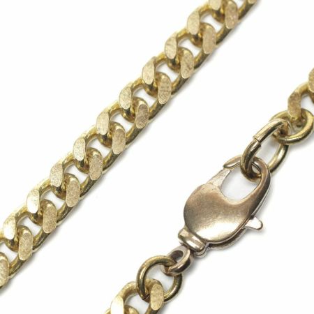 60cm、70cm 真鍮 ネックレスチェーン No3.キヘイチェーン│メンズ革