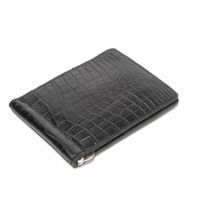 スマート マネークリップ コインケース付き クロコダイル（ワニ