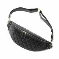 Supreme ショルダーバッグ ブラック キルティング