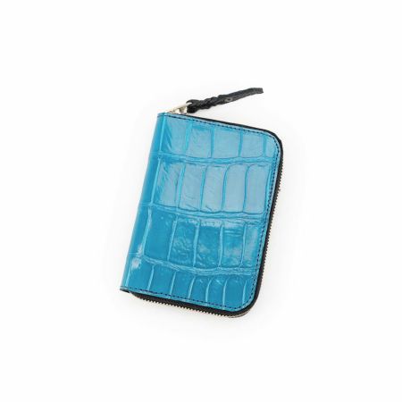 1点限定 ファスナーミニウォレット シャイニングブルー スモール
